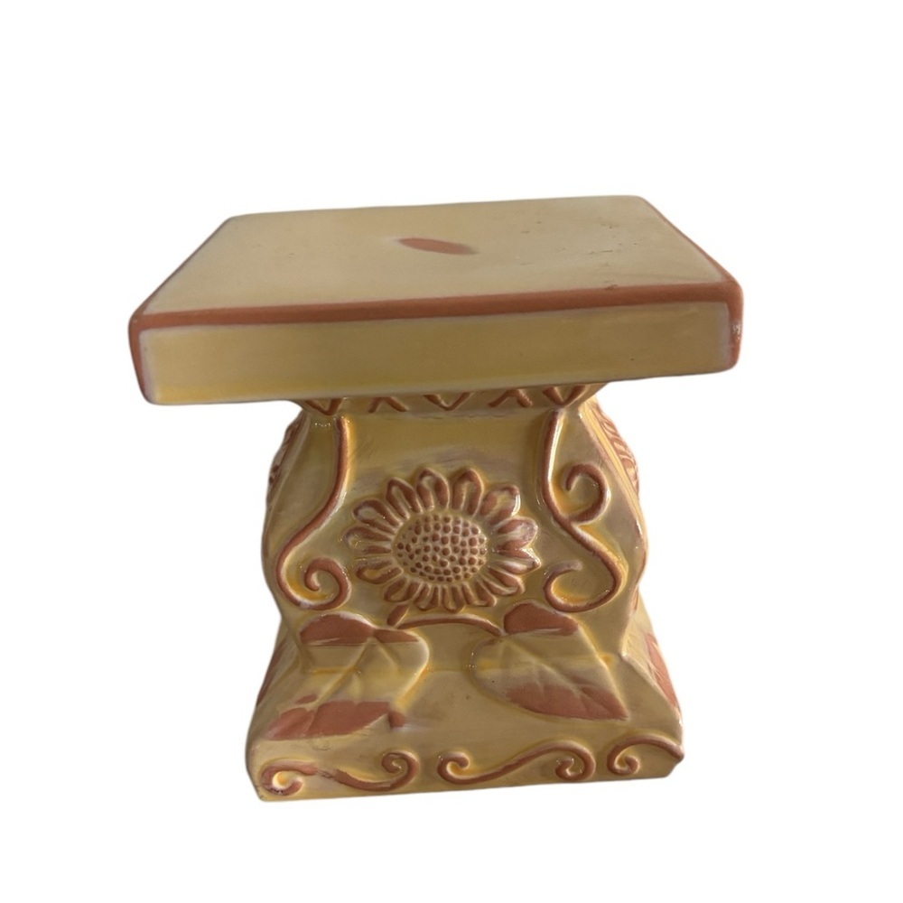Southern Living At Home Tuscan Glazed Pillar Candle Holder